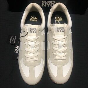 Madden NYC Men's Morddy Lace-Up Fash Casual Sneakers Shoes, Size 11, White